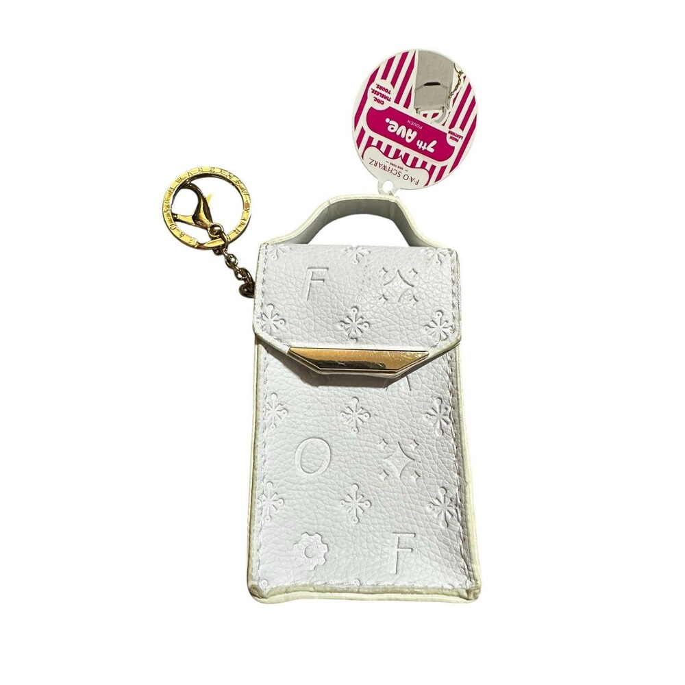 2025 FAO SCHWARZ Mini 7th AVE Pouch Bag - Key Chain Bag Charm NWT